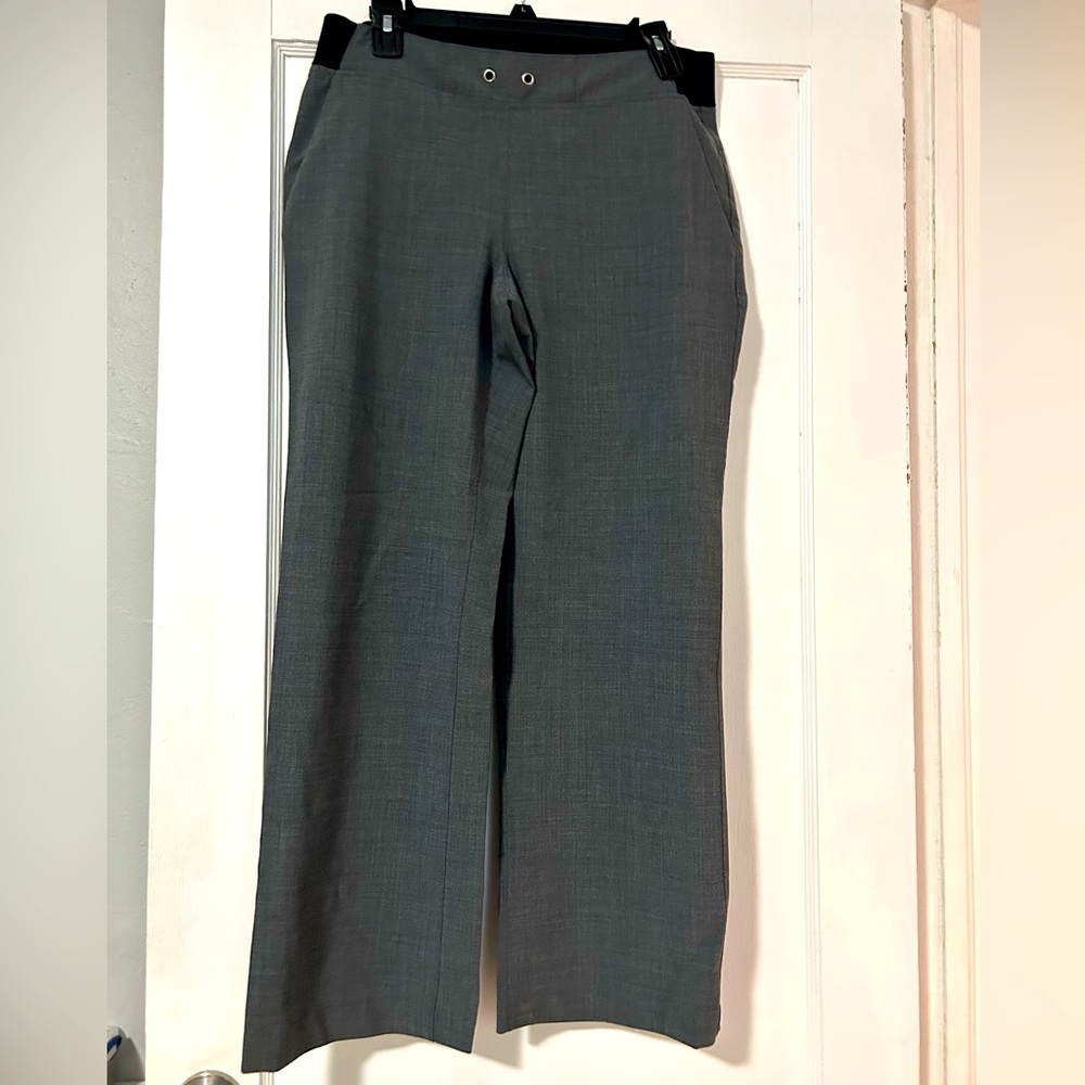 Athleta Charcoal Gray Wool Blend Midtown Trouser Pants
